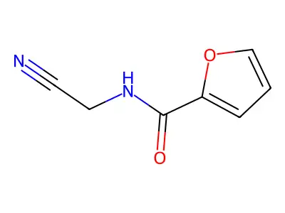 N-(cyanomethyl)furan-2-carboxamide structure