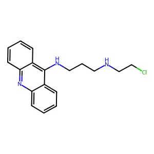 N-(9-Acridinyl)-N'-(2-chloroethyl)-1,3-propanediamine structure