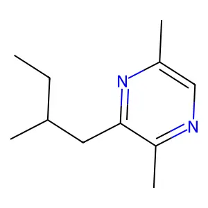2,5-Dimethyl-3-(2-methylbutyl)pyrazine structure