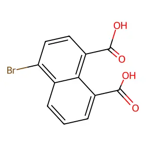 4-Bromonaphthalene-1,8-dicarboxylic acid structure