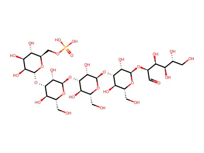 Pentamannose phosphate structure