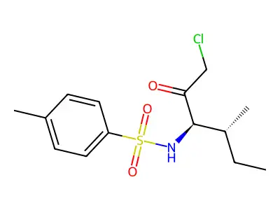 p-Toluenesulfonamide, N-(3-chloro-1-sec-butylacetonyl)-, (R*,R*)-(+-)- structure