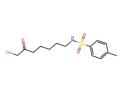 Benzenesulfonamide, N-(7-chloro-6-oxoheptyl)-4-methyl- structure