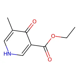 Ethyl 5-methyl-4-oxo-1,4-dihydropyridine-3-carboxylate structure