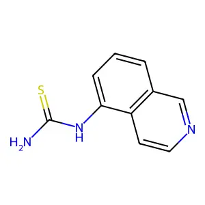 N-(5-isoquinolinyl)thiourea structure
