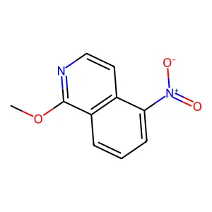 1-Methoxy-5-nitroisoquinoline structure