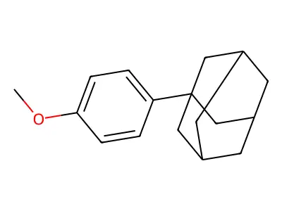 1-(4-Methoxyphenyl)adamantane structure