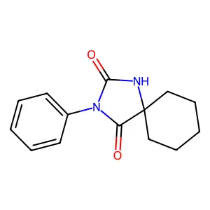 3-Phenyl-1,3-diazaspiro[4.5]decane-2,4-dione structure