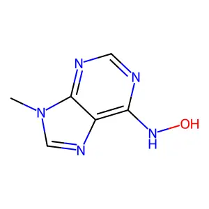 6-(Hydroxyamino)-9-methylpurine structure