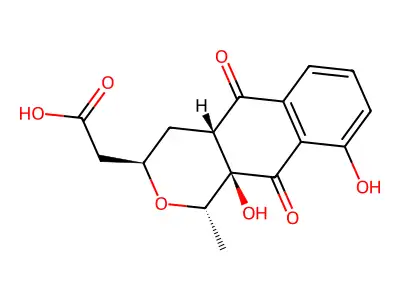 4a-epi-Nanaomycin B structure