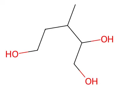 2,3-Dideoxy-3-methylpentitol structure