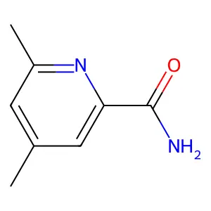 2-Carbamoyl-4,6-dimethylpyridine structure