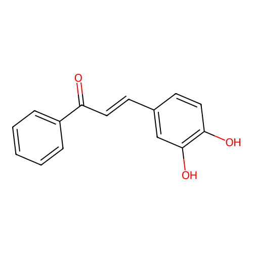 3,4-Dihydroxychalcone structure