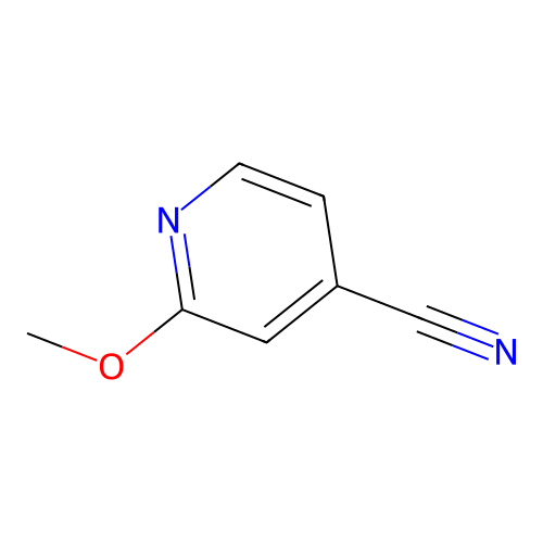 2-Methoxyisonicotinonitrile structure