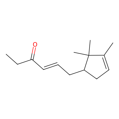 4-Hexen-3-one, 6-(2,2,3-trimethyl-3-cyclopenten-1-yl)- structure