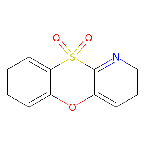 10-Oxa-9-thia-1-aza-anthracene 9,9-dioxide structure