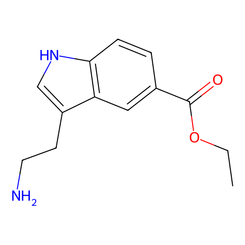 Ethyl 3-(2-aminoethyl)-1H-indole-5-carboxylate structure