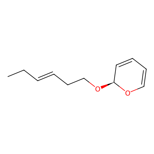 (2R)-2-[(E)-hex-3-enoxy]-2H-pyran structure
