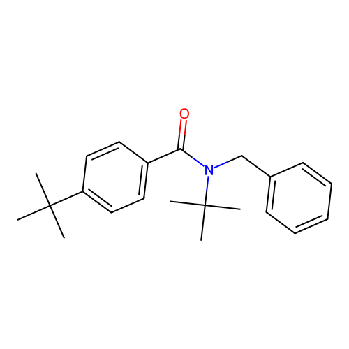 N-benzyl-N,4-di-tert-butylbenzamide structure