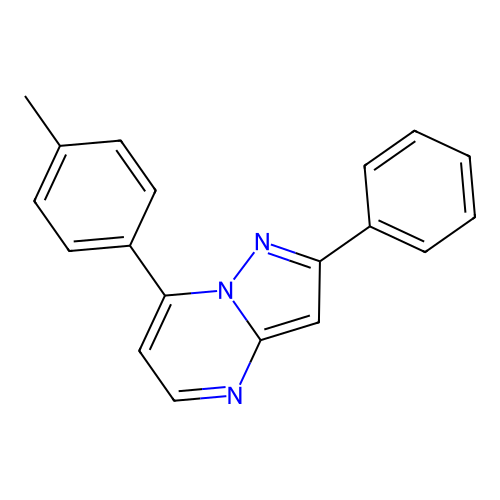 7-(4-Methylphenyl)-2-phenylpyrazolo[1,5-a]pyrimidine structure