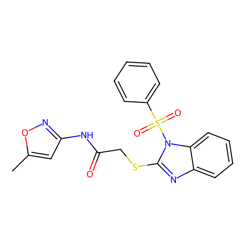 C19H16N4O4S2 structure