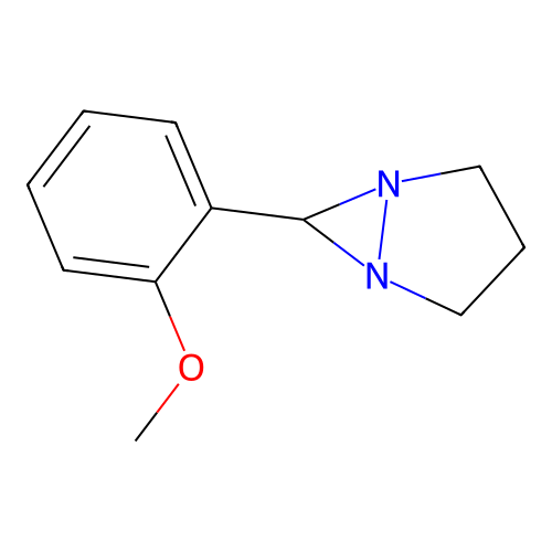 6-(2-Methoxyphenyl)-1,5-diazabicyclo[3.1.0]-hexane structure