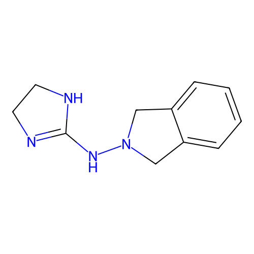 N-(4,5-Dihydro-1H-imidazol-2-YL)isoindolin-2-amine structure