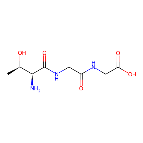 H-Thr-Gly-Gly-OH structure