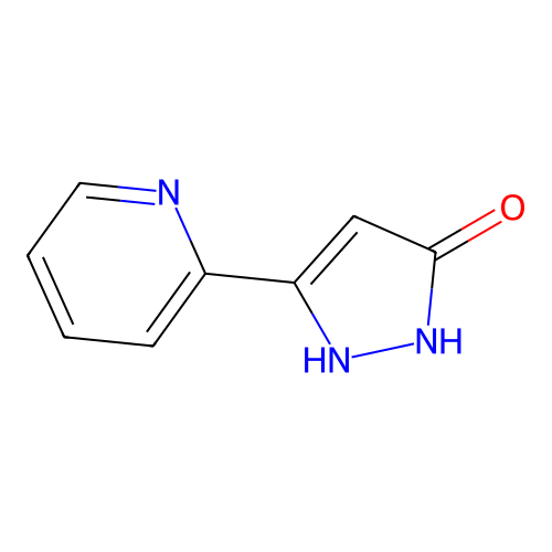 5-Pyridin-2-yl-1,2-dihydro-pyrazol-3-one structure