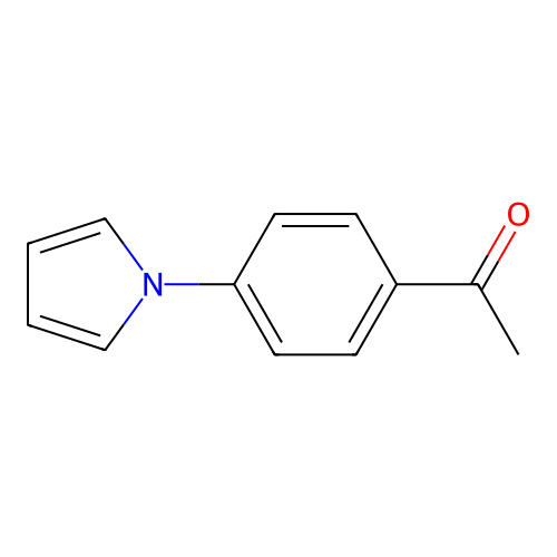 1-(4-(1H-Pyrrol-1-yl)phenyl)ethanone structure
