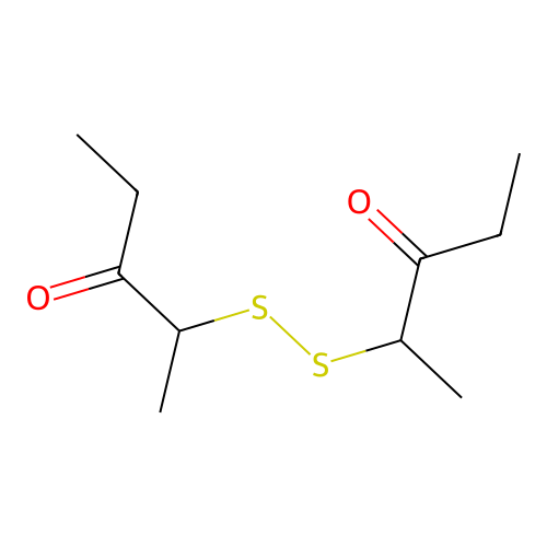 Bis(1-methyl-2-oxobutyl) disulfide structure