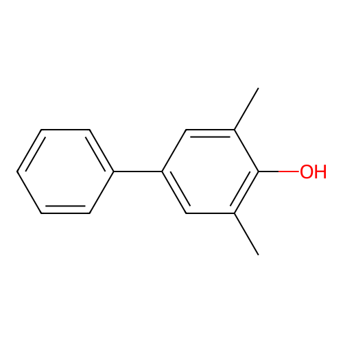 2,6-Dimethyl-4-phenyl-phenol structure