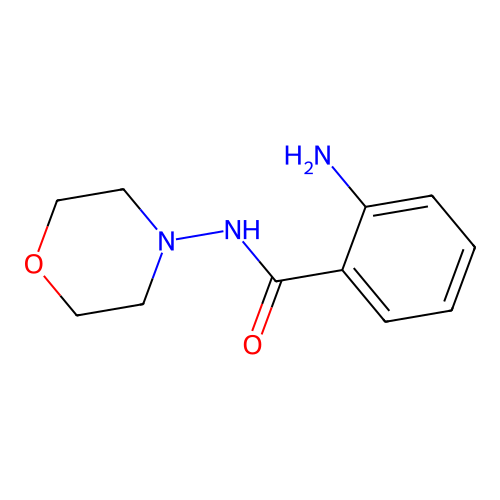 2-amino-N-morpholinobenzamide structure