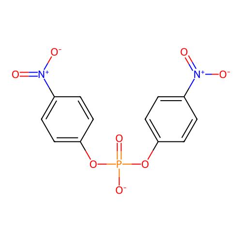 Bis(p-nitrophenyl)-phosphate structure