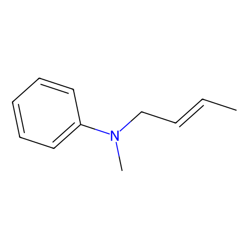 Benzenamine, N-2-butenyl-N-methyl- structure