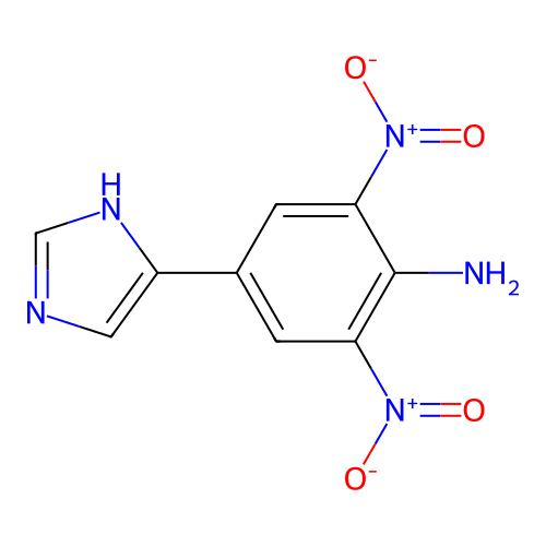 4-(1H-imidazol-4-yl)-2,6-dinitroaniline structure