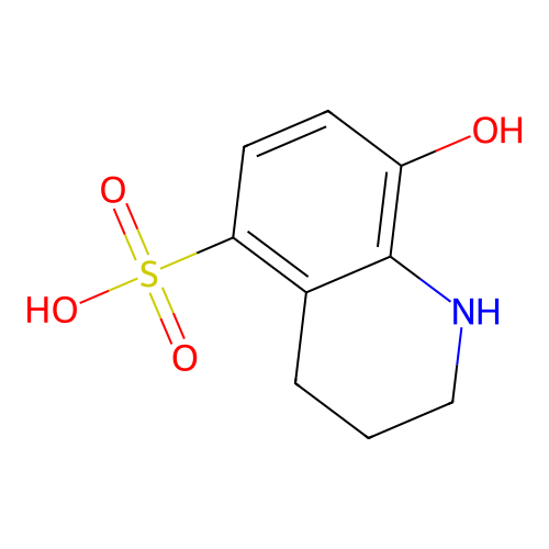 8-Hydroxy-1,2,3,4-tetrahydroquinoline-5-sulfonic acid structure