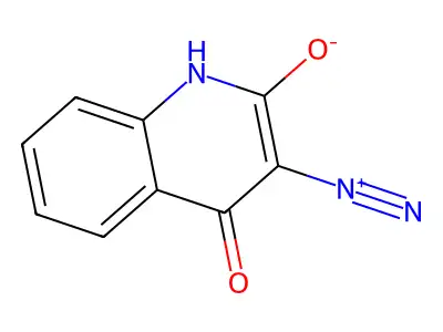 2,4(1H,3H)-Quinolinedione, 3-diazo- structure