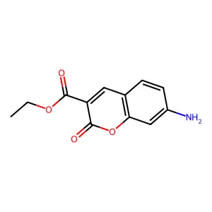 2H-1-Benzopyran-3-carboxylic acid, 7-amino-2-oxo-, ethyl ester structure