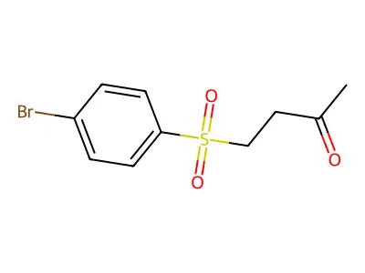 4-[(4-Bromophenyl)sulfonyl]-2-butanone structure