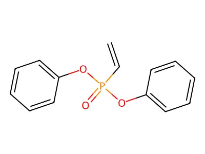 Phosphonic acid, ethenyl-, diphenyl ester structure