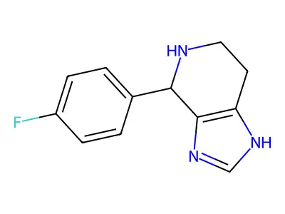 4-(4-fluorophenyl)-1H,4H,5H,6H,7H-imidazo[4,5-c]pyridine structure