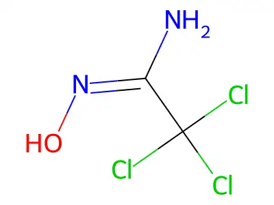 (E)-2,2,2-Trichloro-N'-hydroxyacetimidamide structure