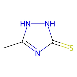 5-methyl-2,4-dihydro-3H-1,2,4-triazole-3-thione structure