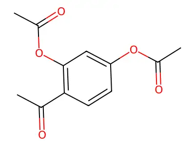 Ethanone, 1-[2,4-bis(acetyloxy)phenyl]- structure