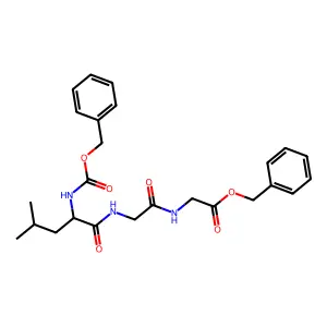 CARBOBENZYLOXYVALYLGLYCYLGLYCINE BENZYL ESTER structure