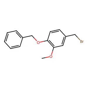4-(苄氧基)-3-甲氧基苄溴 structure