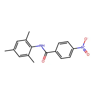 4-Nitro-2',4',6'-trimethylbenzanilide structure
