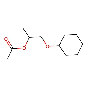 2-Propanol, 1-(cyclohexyloxy)-, 2-acetate structure