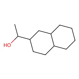 2-Naphthalenemethanol, decahydro-alpha-methyl- structure